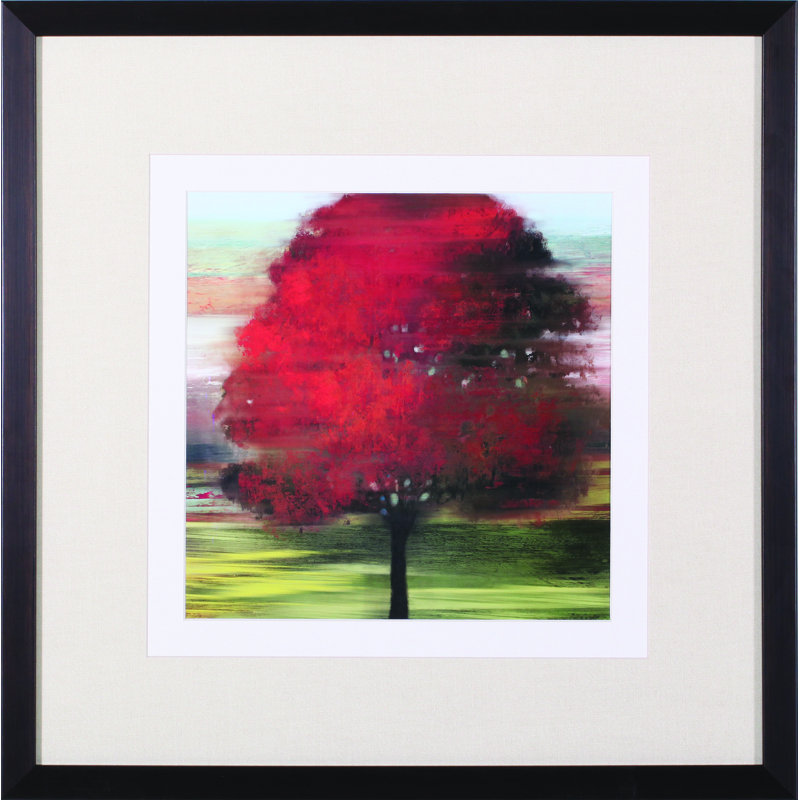 « allison pearce », reproduction d’art encadrée "tree trees i and ii" par