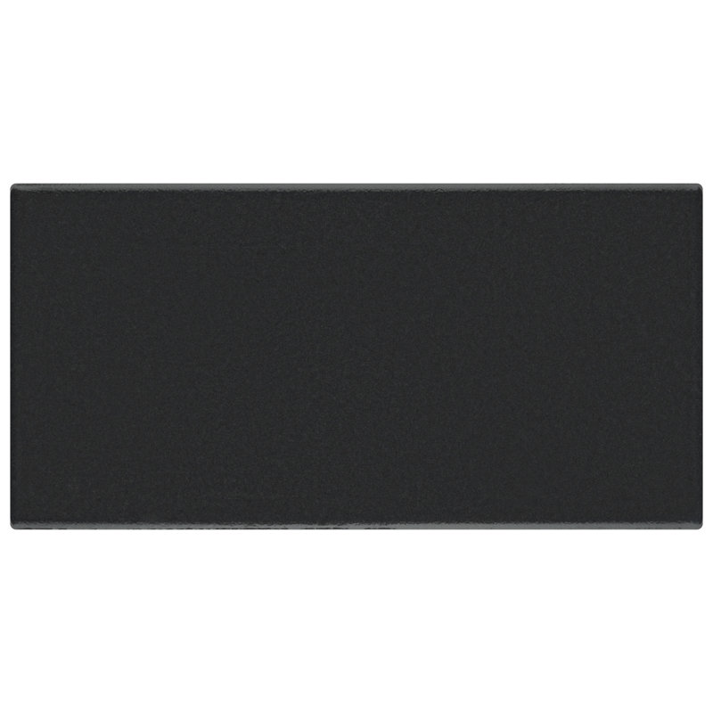 Piscina 4.75" x 9.63" Porcelain Subway Wall & Floor Tile, Black