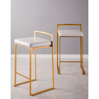 Ernestine Upholstered Counter Stool