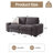 Ebern Designs Judeth Square Arm Modular Sofa-988554794-988300138