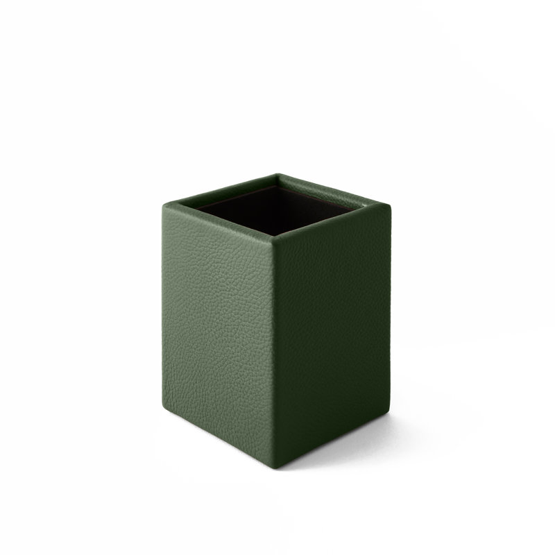 Mamane Leather Pen Holder, Green
