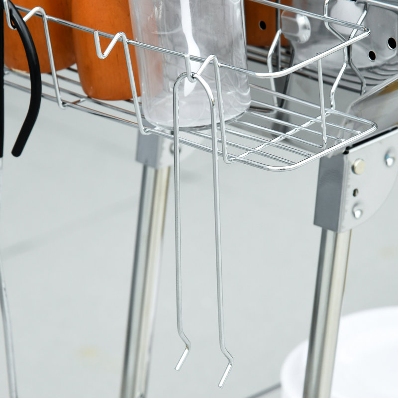 Barbecue portatif extérieur au charbon de bois en acier inoxydable - Options de cuisson polyvalentes