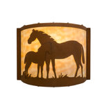 Rustic Lodge 1 - Light Flush Mounted Sconce