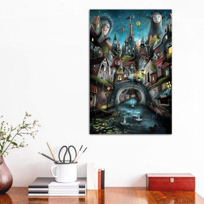 Pinnacles 1 Piece Wrapped Canvas Wall Art