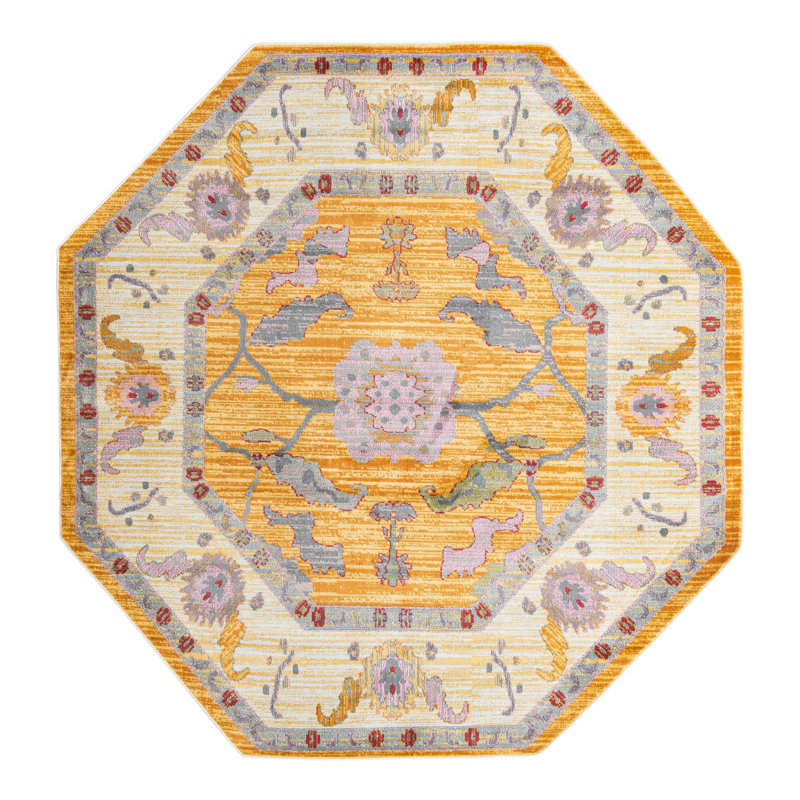 Haefner Oriental Indoor Rug, Octagon 6' x 6'