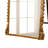 Rudney Arch Gold Full Length Mirror with Stand Baroque Decor 67''H