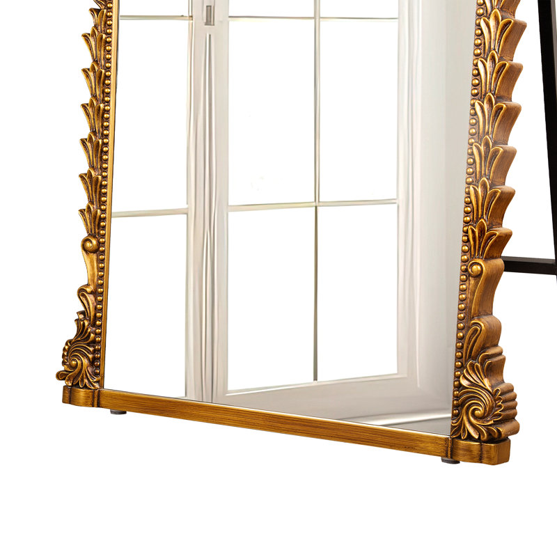Canora Grey Rudney Arch Gold Full Length Mirror 67''H