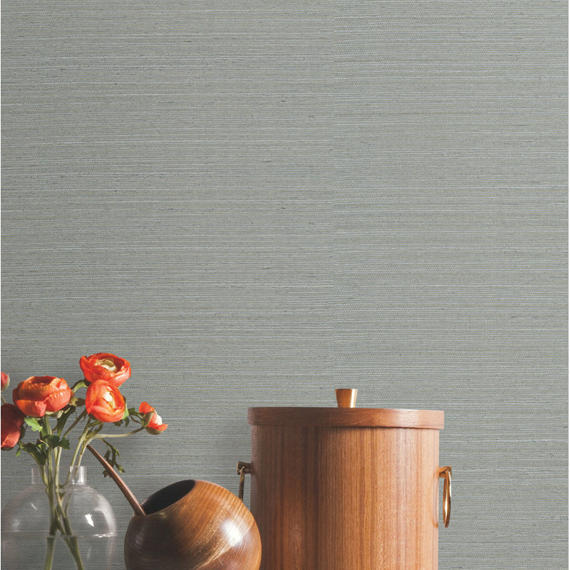 Papier peint en peluche et sisal Weatherhill, Ardoise