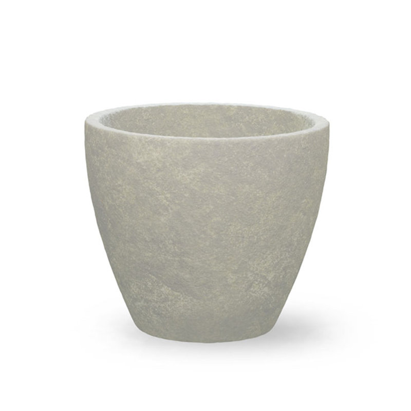 Pot de fleurs en pierre Perkinson, Naturel, H 16 po x l 18 po x P 18,25 po