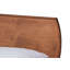 Lit plateforme en bois à finition brune noyer Hewins (grand)-349775900