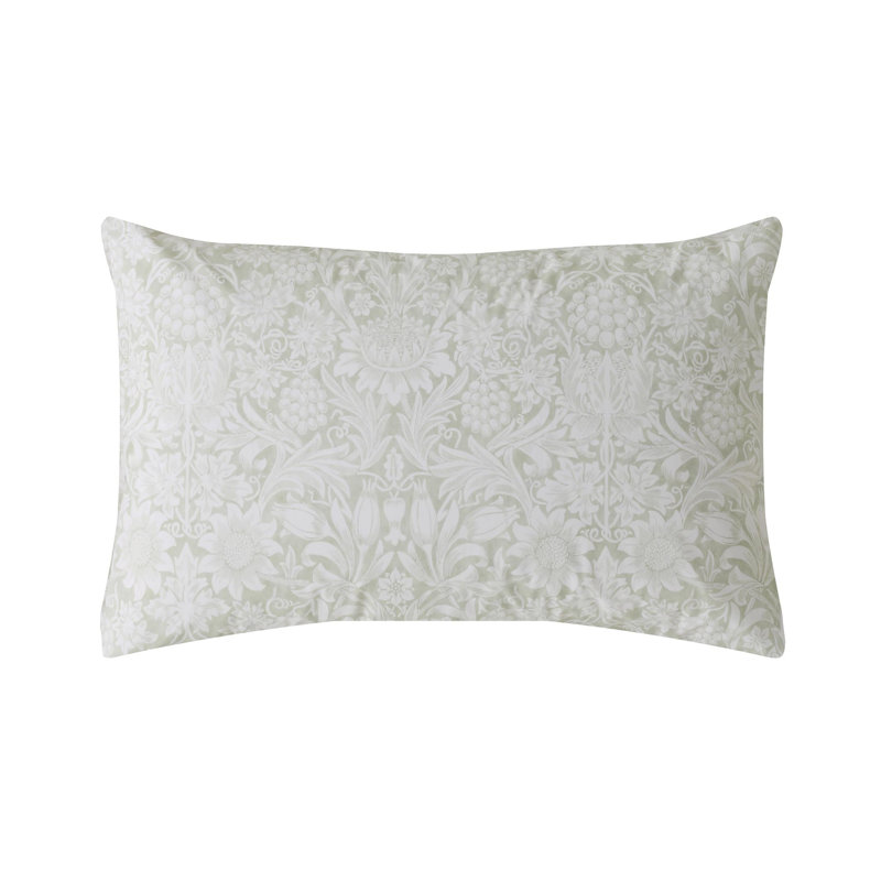 100% Cotton Machine Woven Oxford Pillow Case, Pink Floral 1