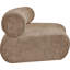 Fauteuil modulaire rembourré en tissu Bille Chenille-131642353