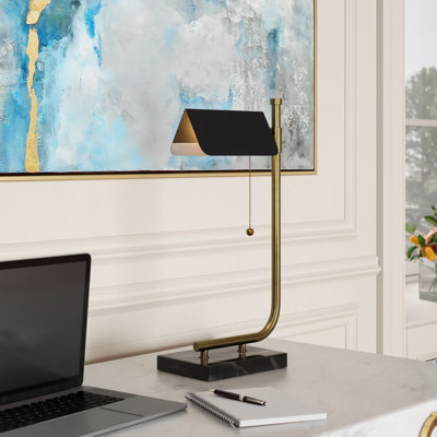 Lampe de table contemporaine en métal Armiead
