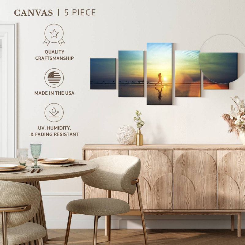Sunset Running, 42" H x 92" W