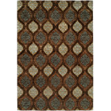 Wool Damask Area Rug