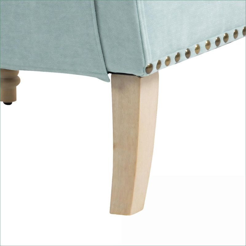 Fauteuil d'appoint rembourré en tissu Sage Green