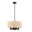 Lustre cylindrique à 4 lumières Litzy