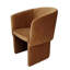 Chaise rembourrée Burnt Umber