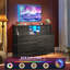 8 Drawer Dresser For Bedroom With Power Outlets & Led Lights, Chest Of Drawers With Open Shelves-1992322135
