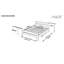 Nodax Wooden Bed Frame Nordic Sky (F2) - Solid Pine Wood, Easy Assembly, Sturdy Slats & Extra Support Legs Bed Frame Furniture-115691804-115691799