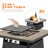 Gonsalve Square 2 - Person 28.2'' Long Fire Pit Table Dining Set