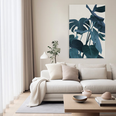 Émeraude harmonie, art moderne tropical minimaliste contemporain