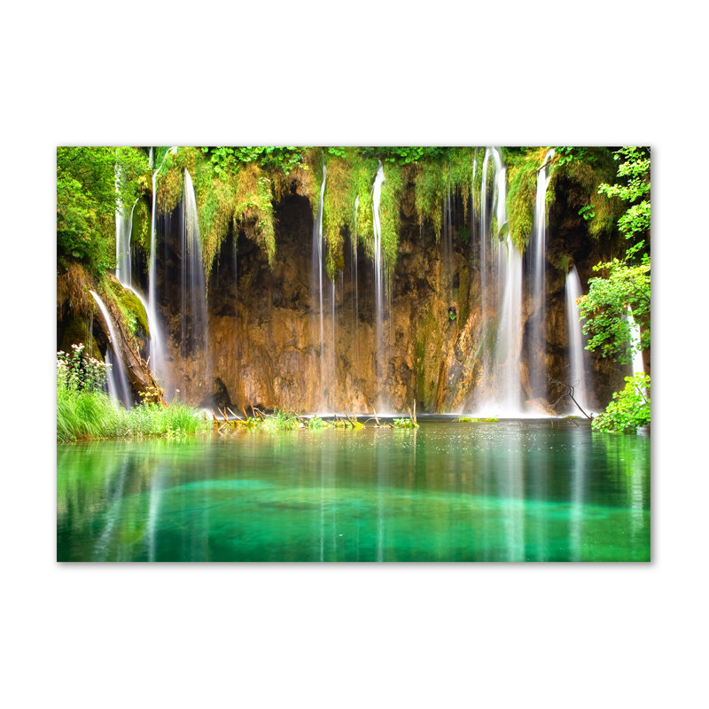 Plitvice Lakes - Wrapped Canvas Print