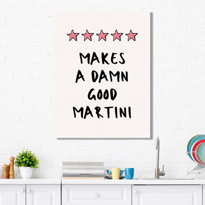 Makes A Good Martini - Décoration murale cocktails