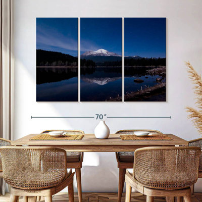 Alvord Shasta Mountain At Night