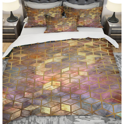 Modern & Contemporary Geometric Shapes Duvet Cover