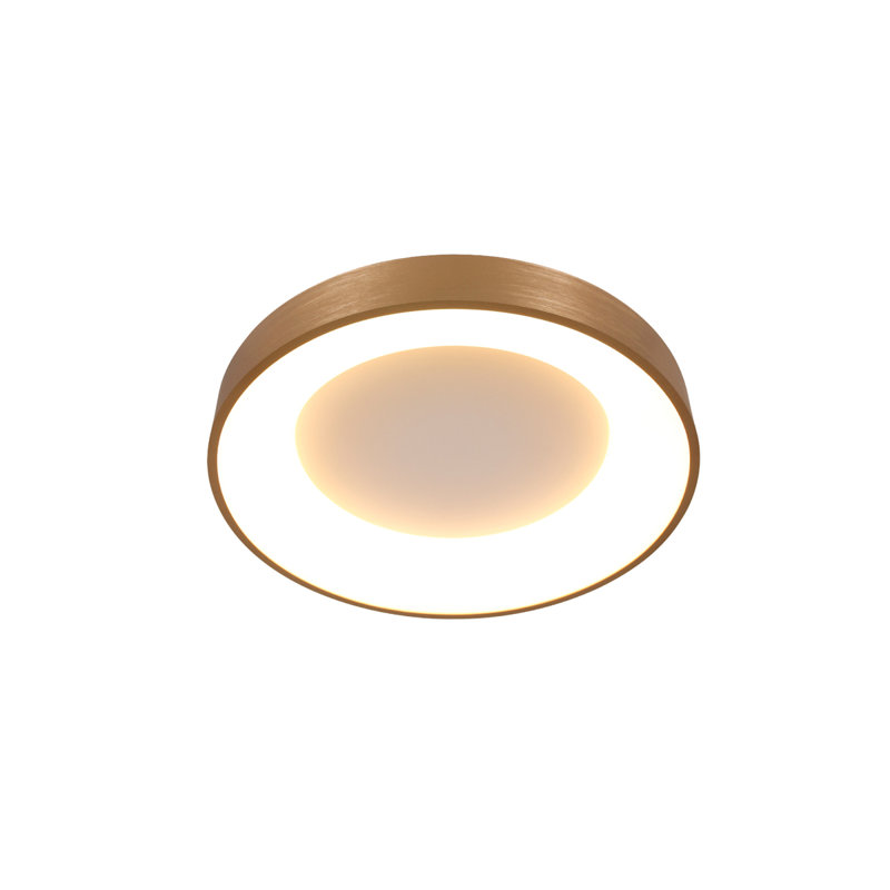 Aukievah LED Flush Mount, Gold