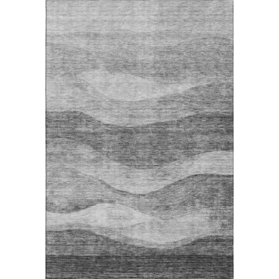 Premium Machine Washable Krause AMF1141 Swirls Rug
