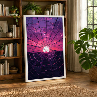 Tunnel to Light Modern - Wrapped Canvas