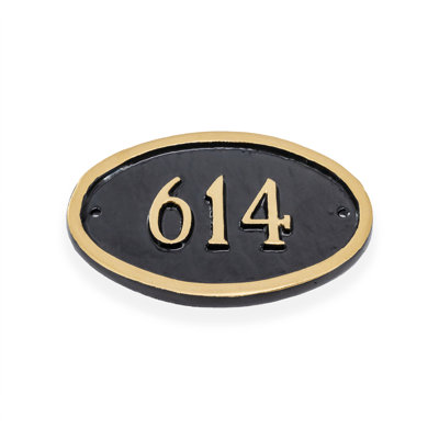 Plaque d'adresse classique Classic