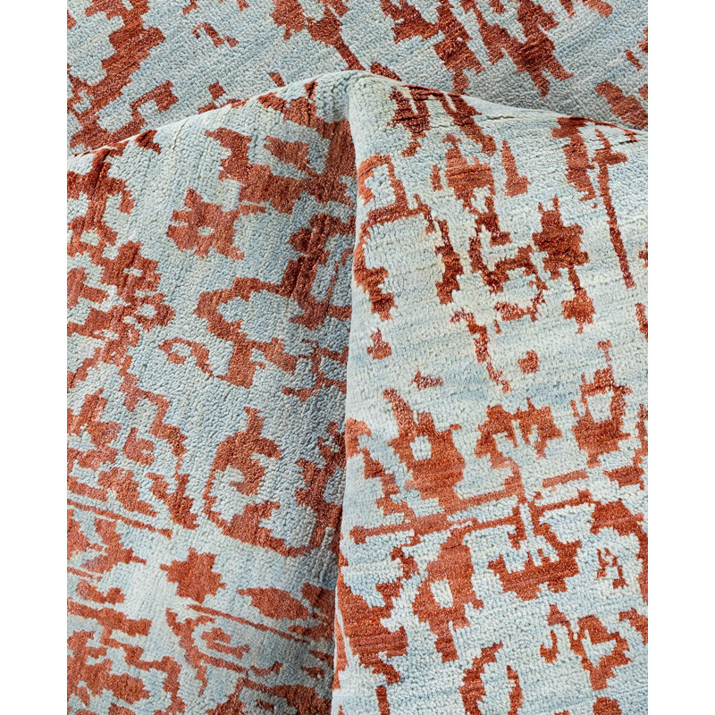 Overdyed One-of-a-Kind 8' 1" X 10' 0" Hand Knotted Area Rug