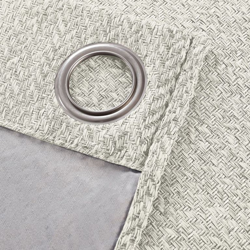 Circleville Blackout Curtains / Drapes Pair, Ivory