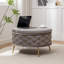 Repose-pieds rond avec rangement Cristen-567905233