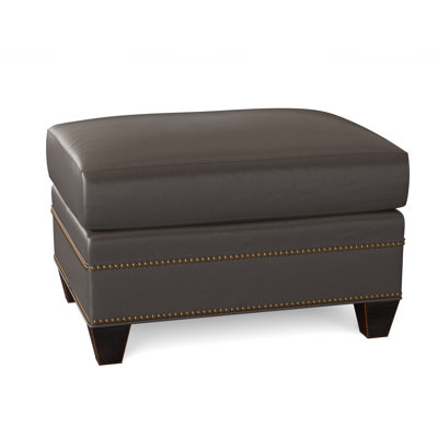 Raylen Leather Ottoman