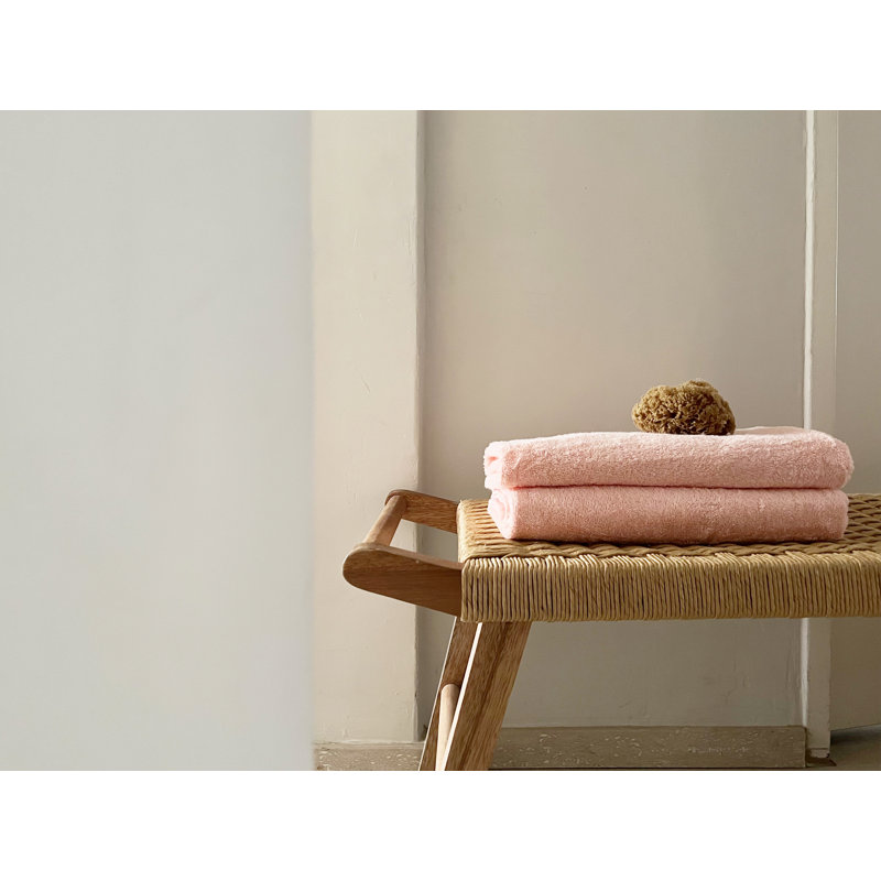 Midweight Bath Towel, Apricot