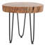 Aala Finished Solid Wood Accent Stool
