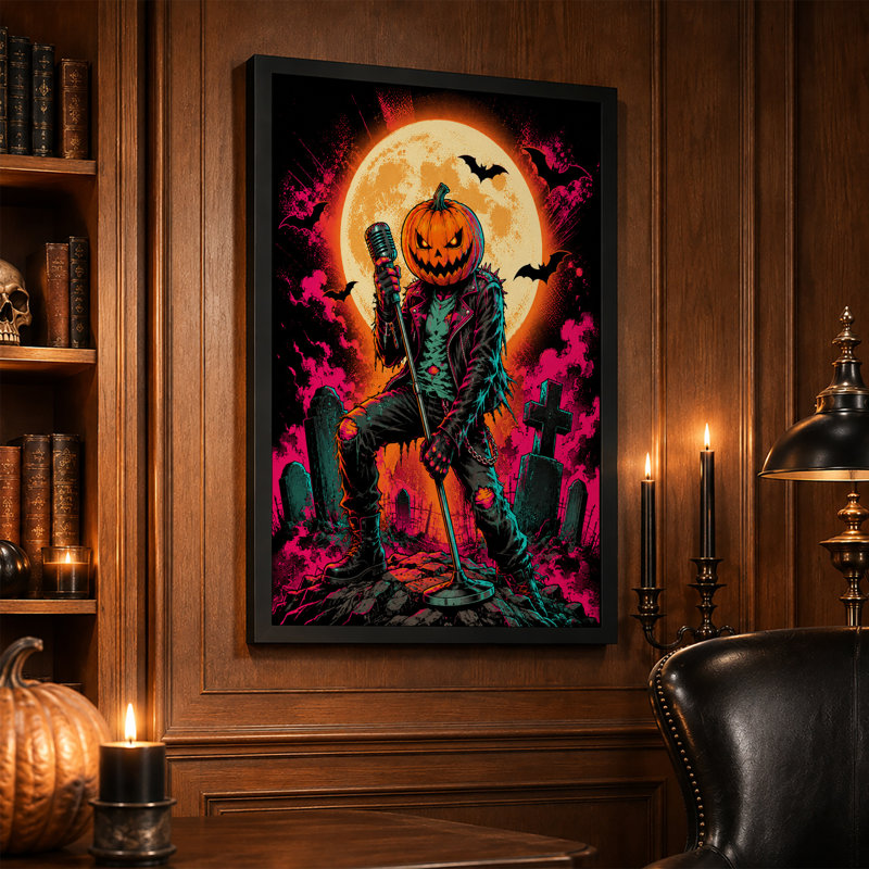 Jack O Lantern Rocker, H 30 po x l 20 po