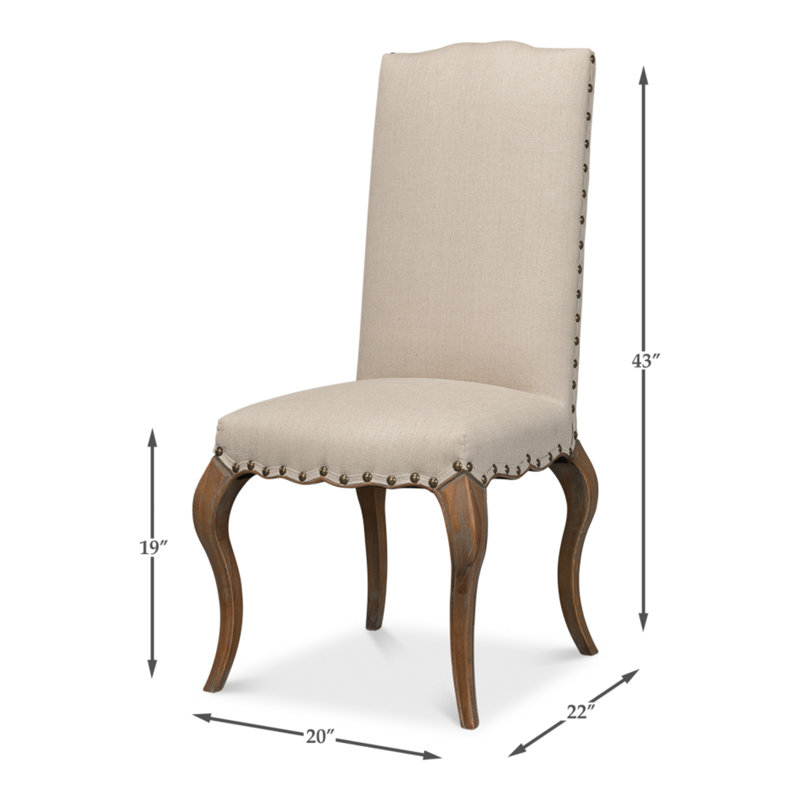 Thorne Side Chair, Beige, Beige