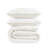 3-Piece Cotton Embroidered Quilt Set,White-130473852