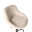 Swivel Upholstered Adjustable Height Counter Stool with Metal Frame-1218607429