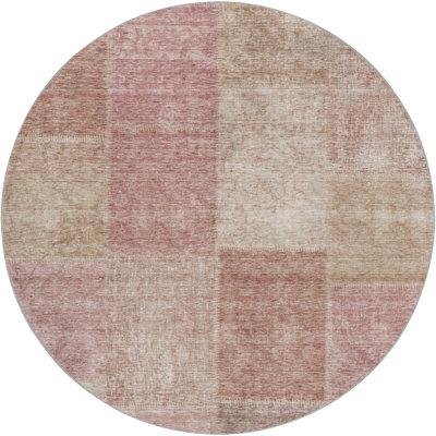 Premium Machine Washable Dream Shag ADS664 Patchwork Rug