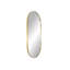 Ringo Oval Brass Mirror