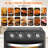 Plum Chef Air Fryer Oven 27.5QT, 6-In-1 Countertop Convection Oven, Air Fry, Bake, Broil, Toast, Warm, Dehydrate, 4 Knob Control, 1600W, Family Size For Crispy Cooking, Black-124006894