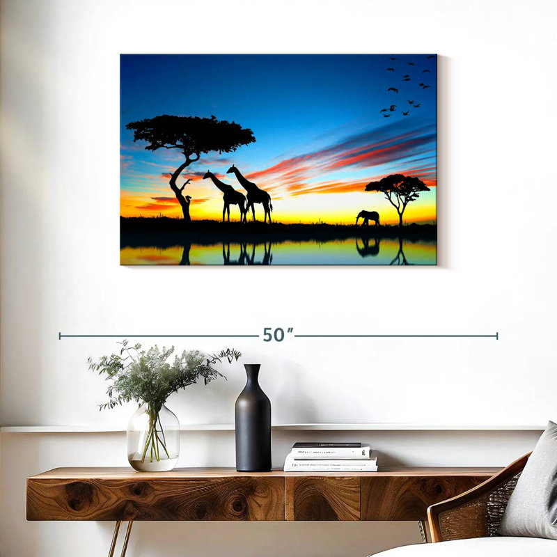 Safari africain Brampt, H 24 po x l 36 po