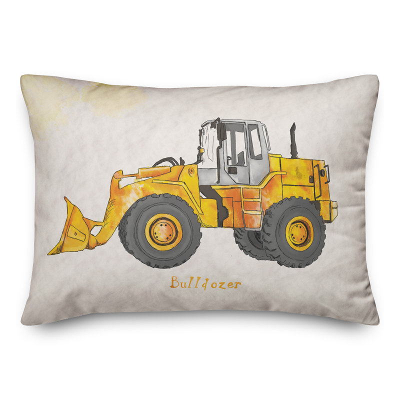 Coussin Beckman, Isabelle et Max Bulldozer