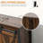 Industrial Farmhouse Sliding Barn Door Cabinet